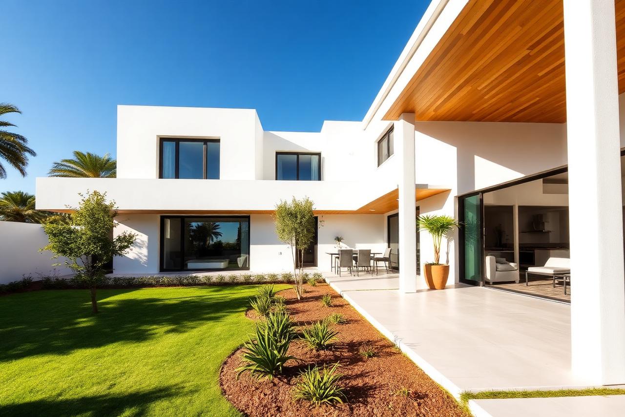 Casa moderna con jardín en Cala Cala
